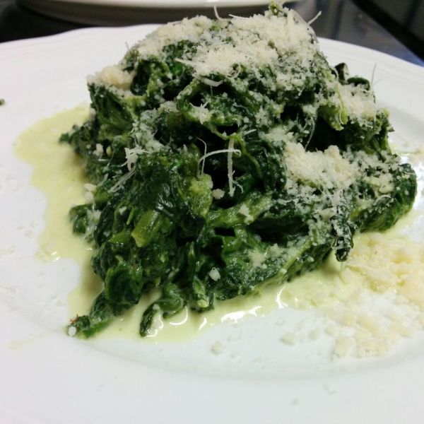 Spinaci burro e Parmigiano